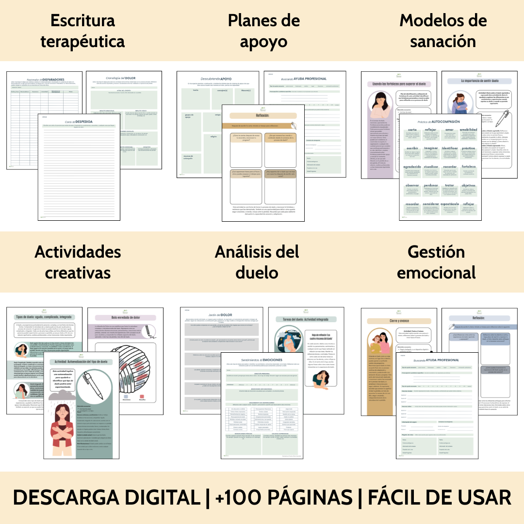 Kit de Herramientas para el Duelo: Tu Compañero Profesional de Sanación (+ Bonos Exclusivos!)